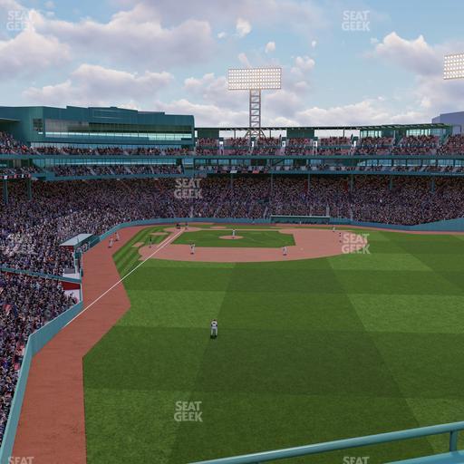Fenway Park - Section Right Field Roof Deck Table 203 Seat View