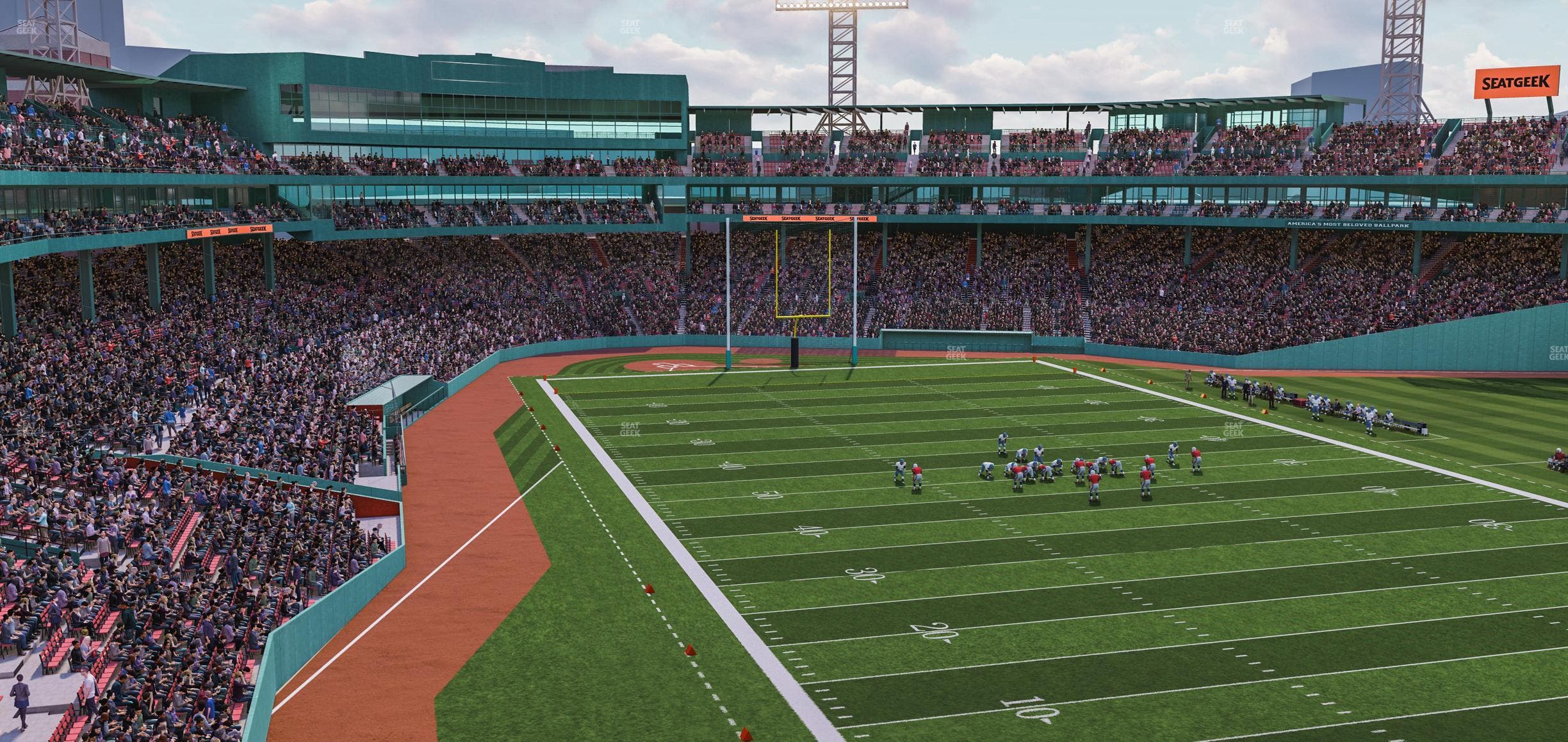 Fenway Park - Section Right Field Roof Deck Table 203 Seat View