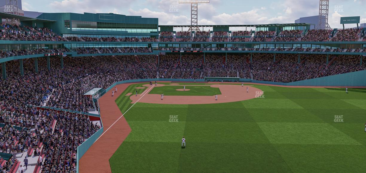 Fenway Park - Section Right Field Roof Deck Table 204 Seat View