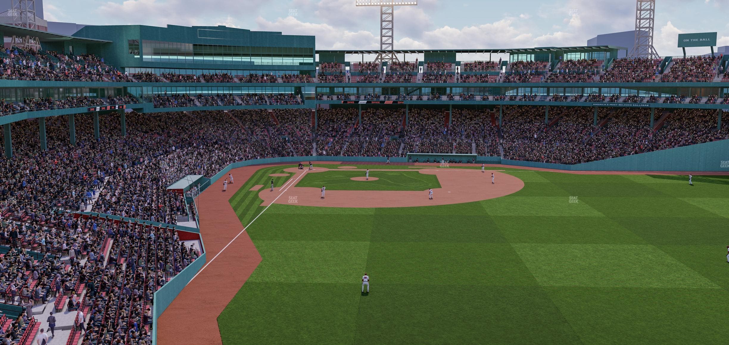 Fenway Park - Section Right Field Roof Deck Table 204 Seat View