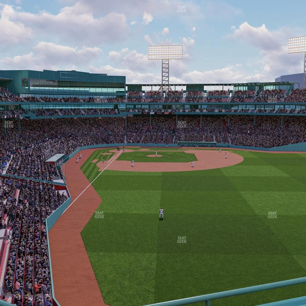 Fenway Park - Section Right Field Roof Deck Table 205 Seat View