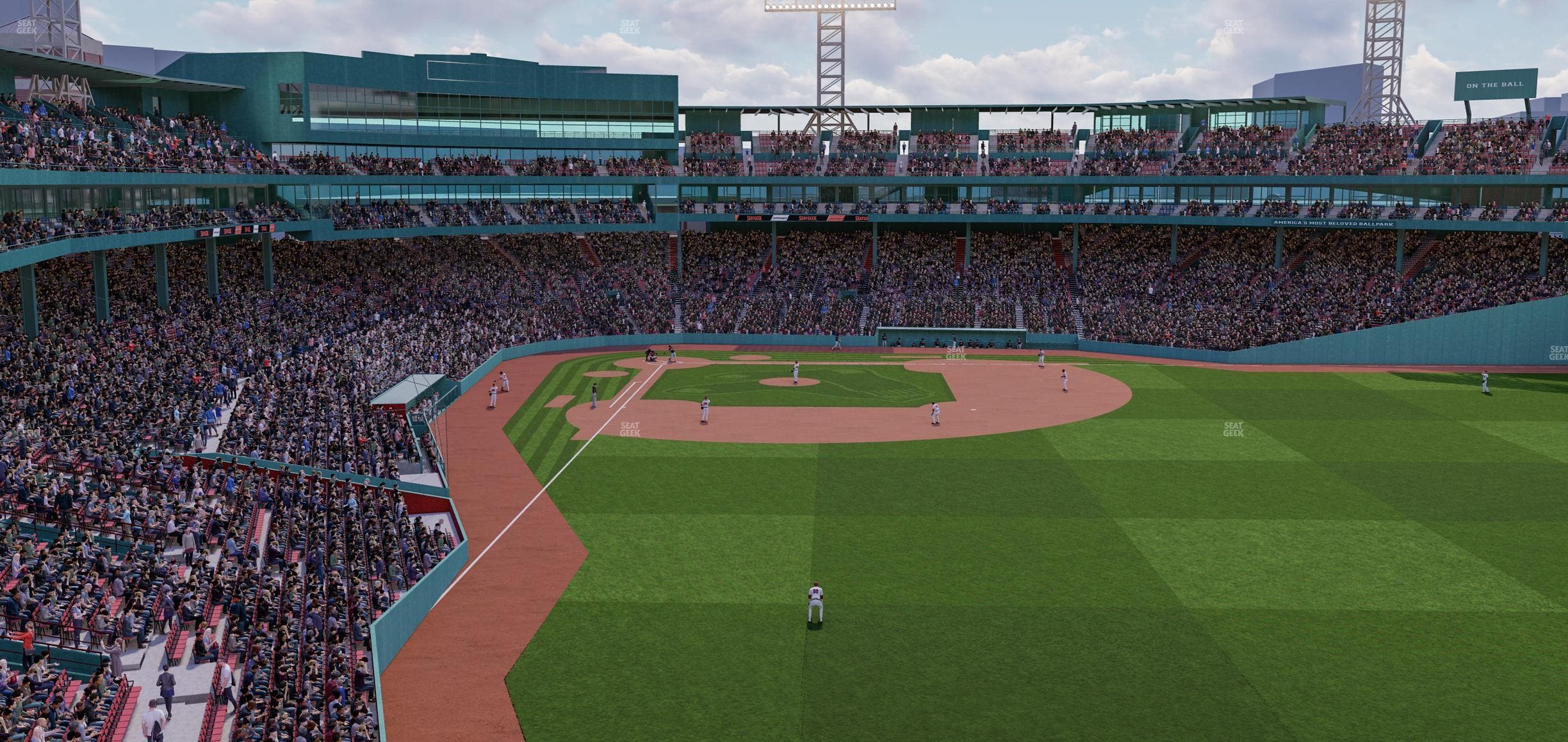 Fenway Park - Section Right Field Roof Deck Table 205 Seat View