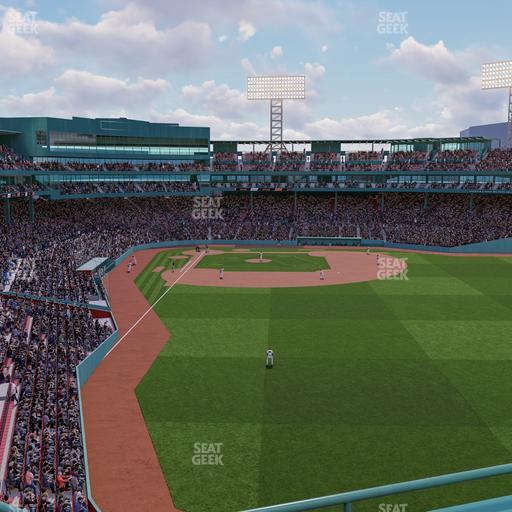 Fenway Park - Section Right Field Roof Deck Table 205 Seat View