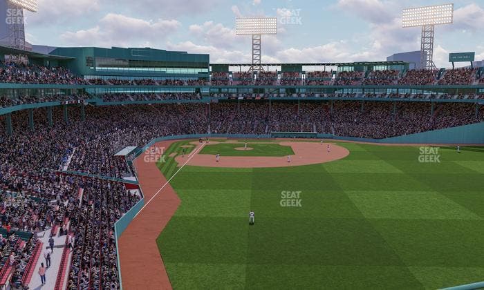 Fenway Park - Section Right Field Roof Deck Table 205 Seat View