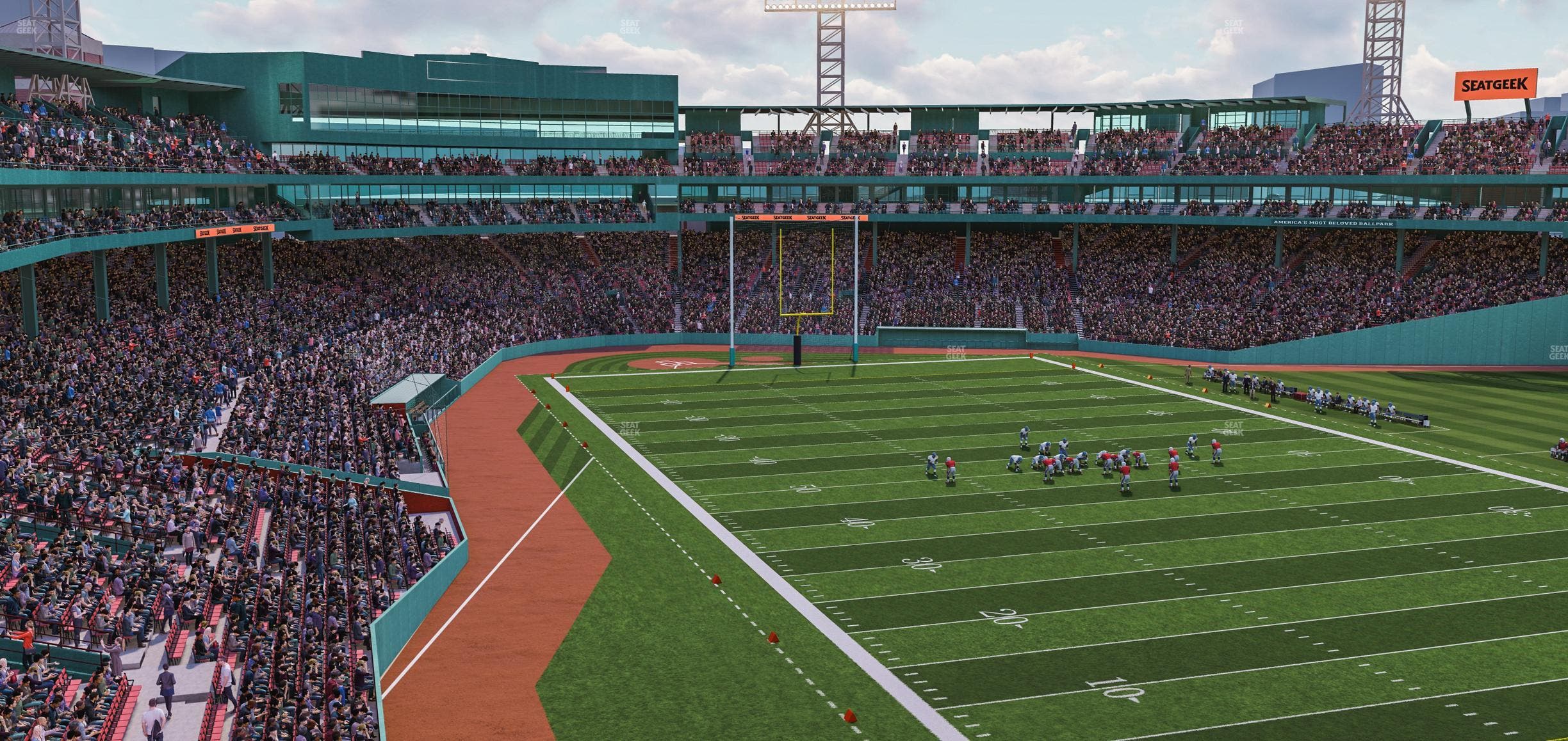 Fenway Park - Section Right Field Roof Deck Table 205 Seat View