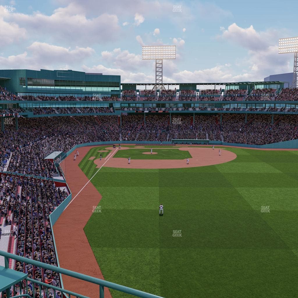 Fenway Park - Section Right Field Roof Deck Table 206 Seat View