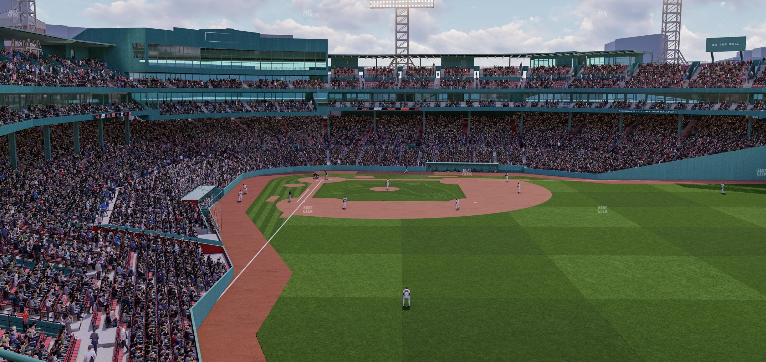 Fenway Park - Section Right Field Roof Deck Table 206 Seat View