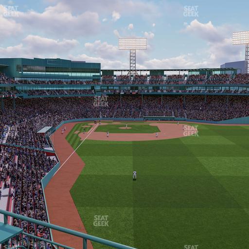 Fenway Park - Section Right Field Roof Deck Table 206 Seat View
