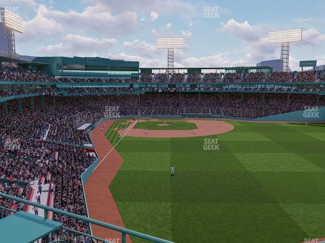Fenway Park - Section Right Field Roof Deck Table 206 Seat View