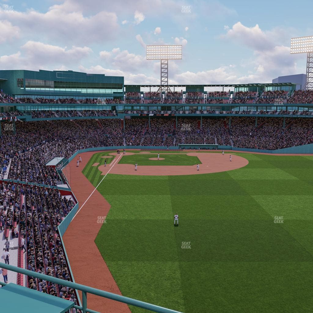 Fenway Park - Section Right Field Roof Deck Table 207 Seat View