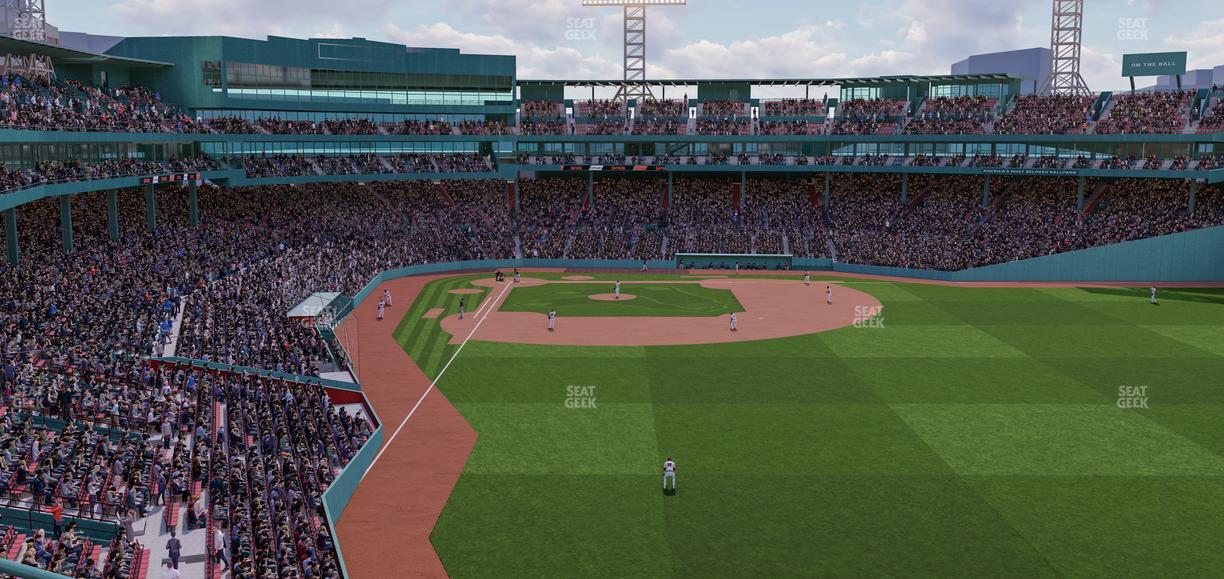 Fenway Park - Section Right Field Roof Deck Table 207 Seat View