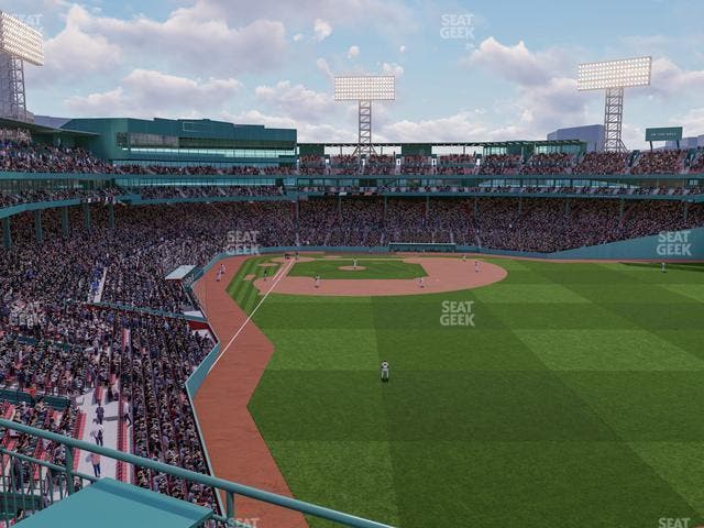 Fenway Park - Section Right Field Roof Deck Table 207 Seat View
