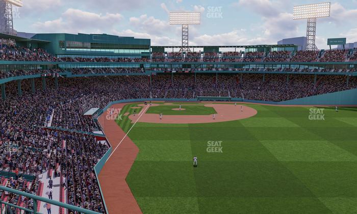Fenway Park - Section Right Field Roof Deck Table 207 Seat View