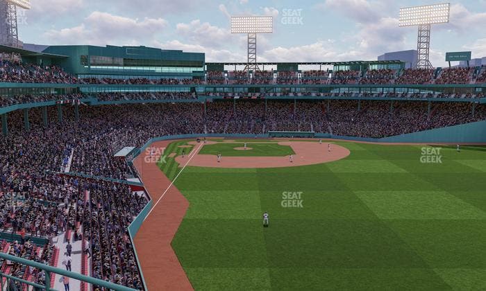 Fenway Park - Section Right Field Roof Deck Table 207 Seat View