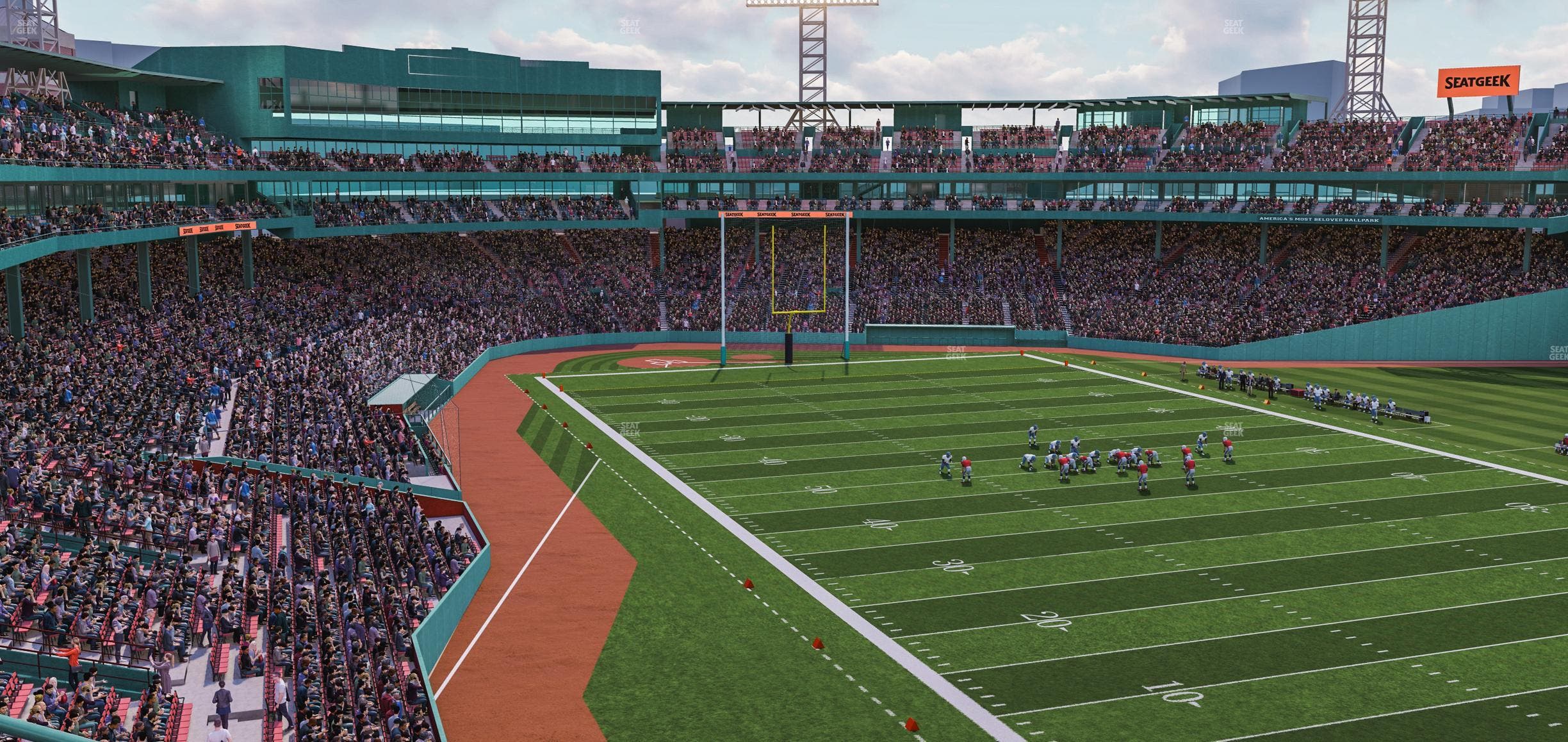 Fenway Park - Section Right Field Roof Deck Table 207 Seat View