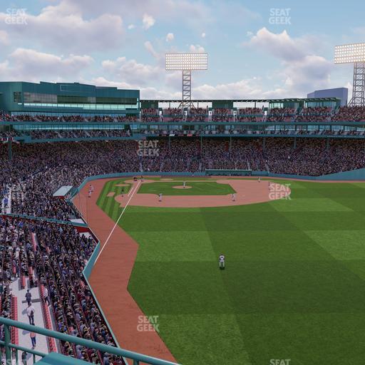 Fenway Park - Section Right Field Roof Deck Table 208 Seat View