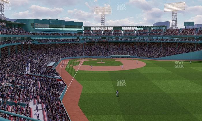 Fenway Park - Section Right Field Roof Deck Table 208 Seat View
