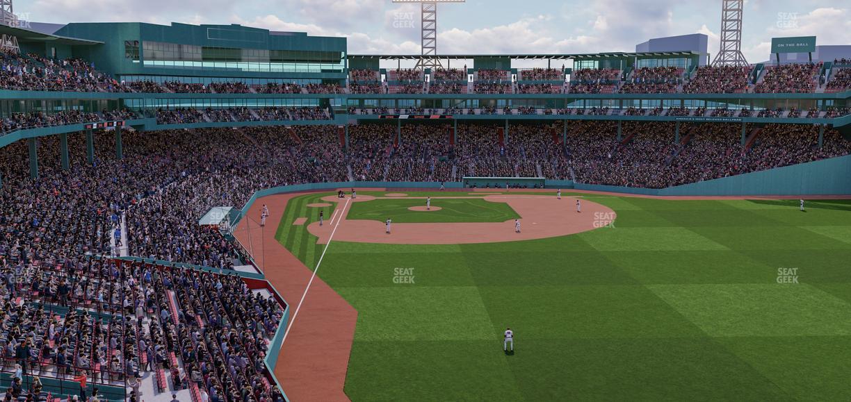 Fenway Park - Section Right Field Roof Deck Table 209 Seat View