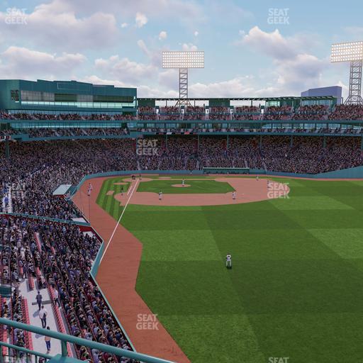 Fenway Park - Section Right Field Roof Deck Table 209 Seat View