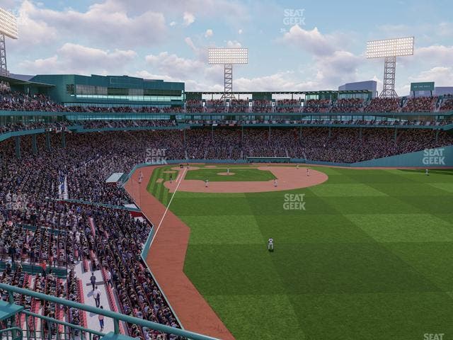 Fenway Park - Section Right Field Roof Deck Table 209 Seat View