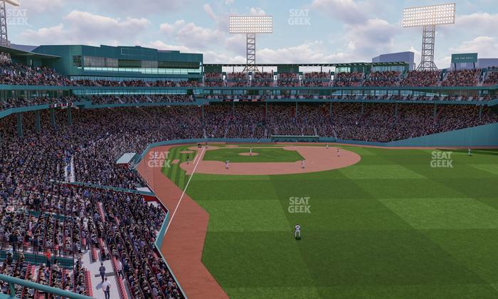 Fenway Park - Section Right Field Roof Deck Table 209 Seat View
