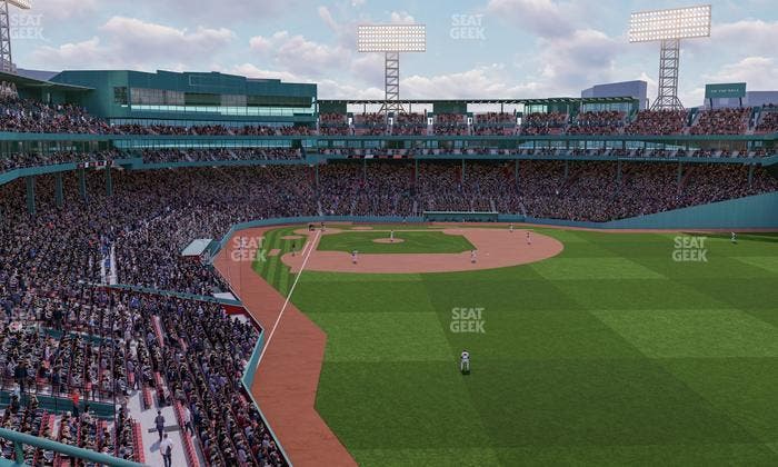 Fenway Park - Section Right Field Roof Deck Table 209 Seat View