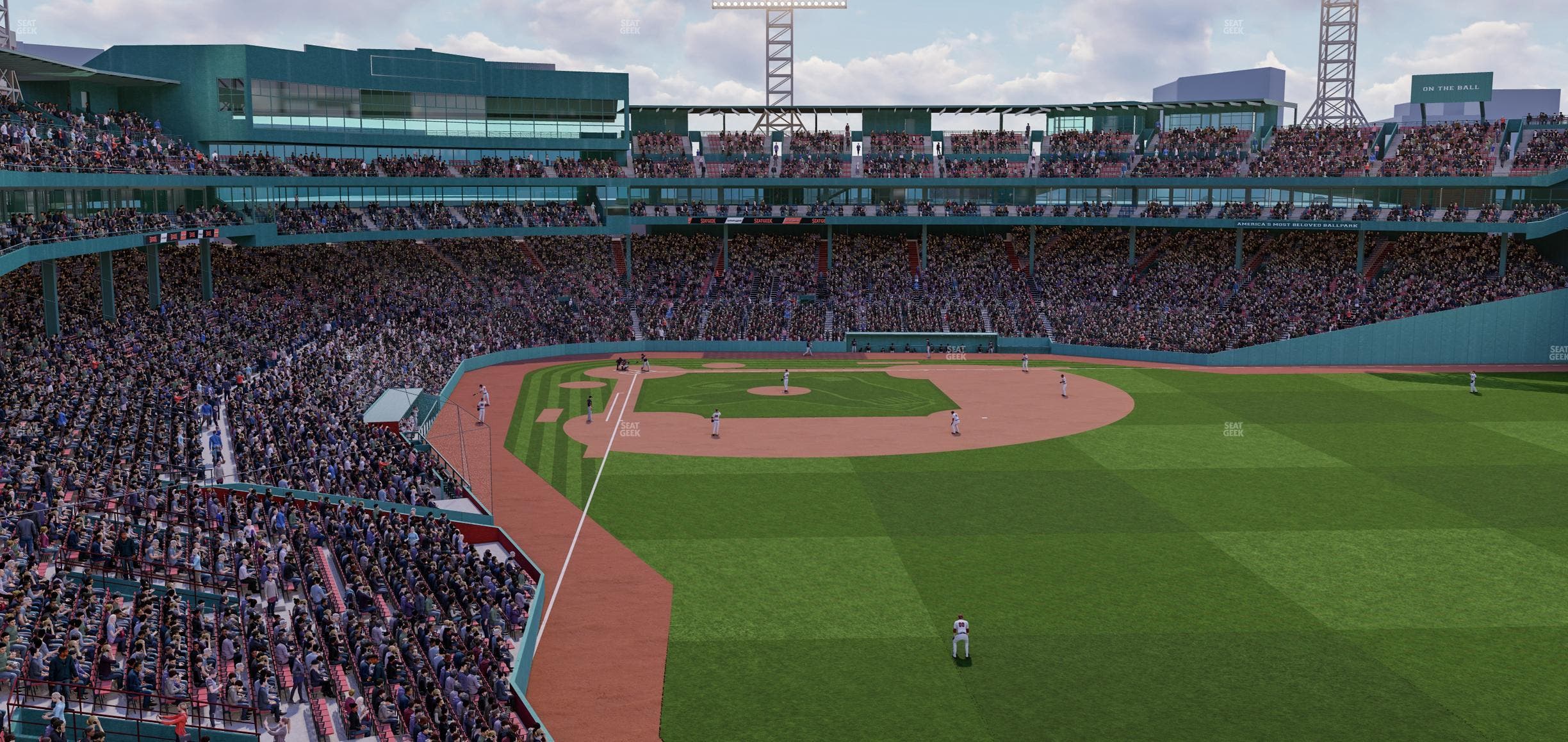 Fenway Park - Section Right Field Roof Deck Table 210 Seat View