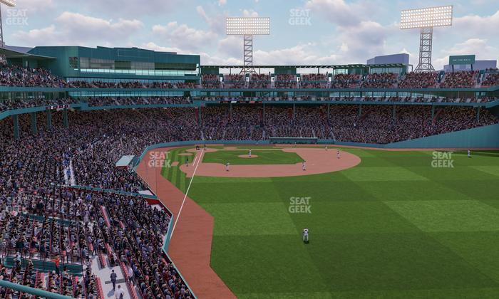 Fenway Park - Section Right Field Roof Deck Table 210 Seat View