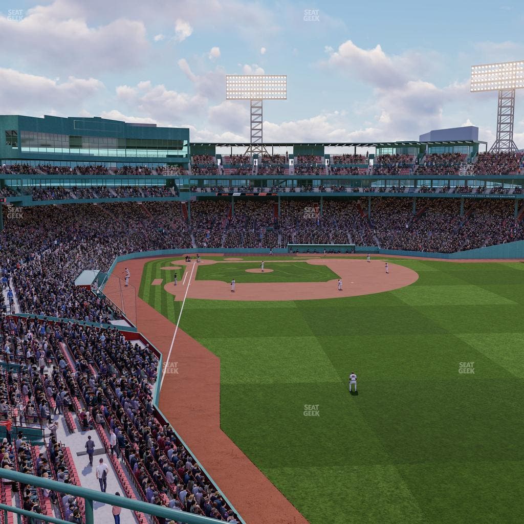 Fenway Park - Section Right Field Roof Deck Table 211 Seat View