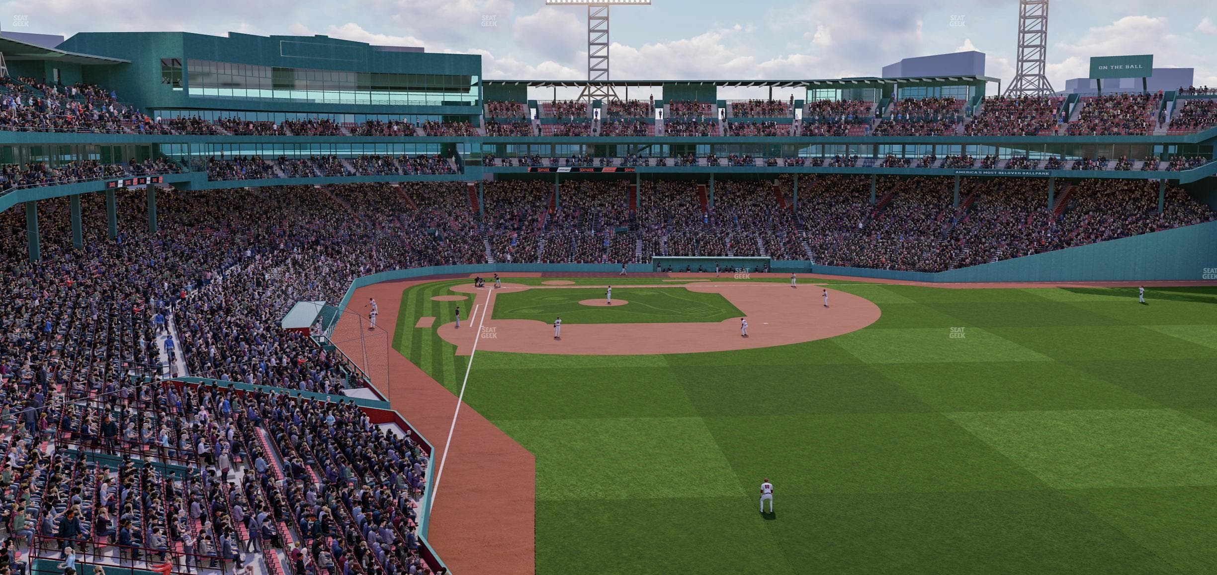 Fenway Park - Section Right Field Roof Deck Table 211 Seat View