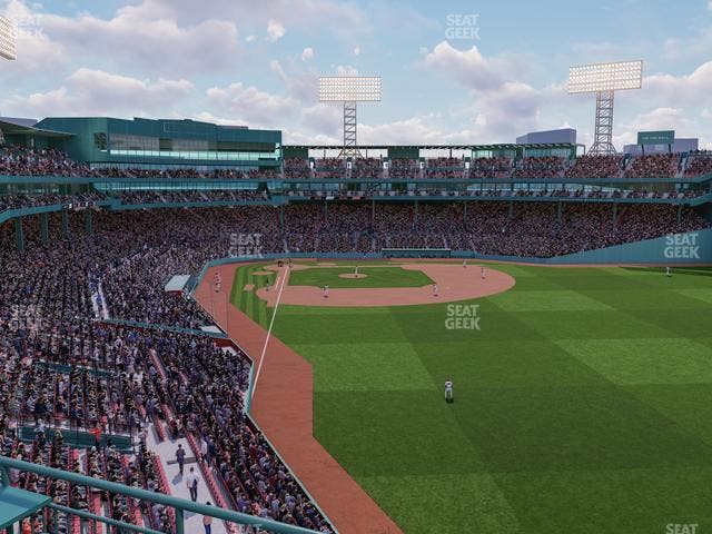 Fenway Park - Section Right Field Roof Deck Table 211 Seat View