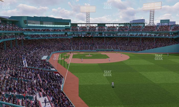 Fenway Park - Section Right Field Roof Deck Table 211 Seat View