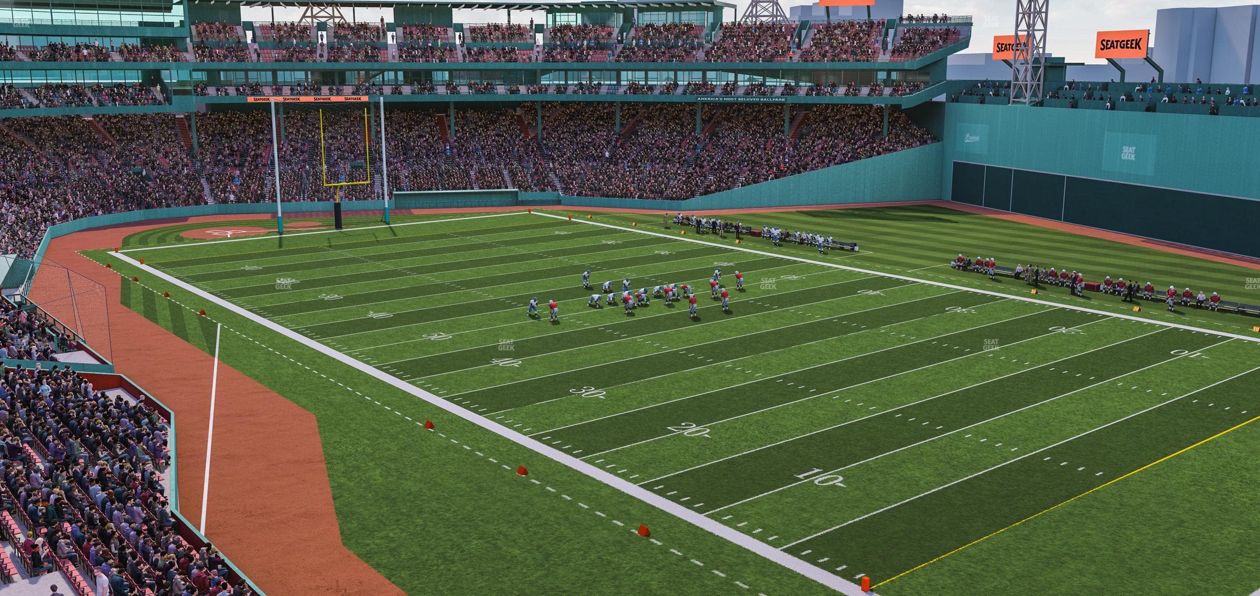 Fenway Park - Section Right Field Roof Deck Table 212 Seat View