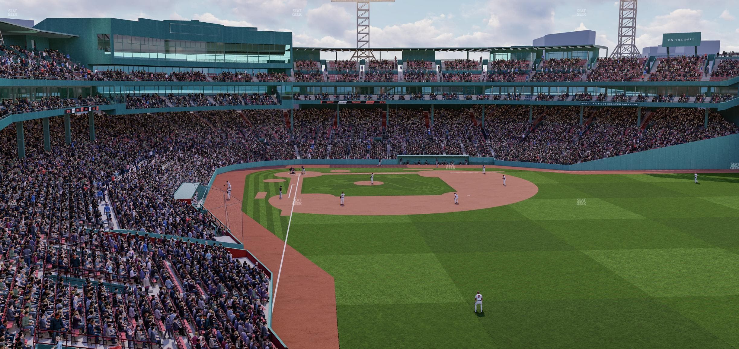 Fenway Park - Section Right Field Roof Deck Table 212 Seat View
