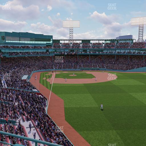 Fenway Park - Section Right Field Roof Deck Table 212 Seat View