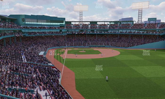 Fenway Park - Section Right Field Roof Deck Table 212 Seat View