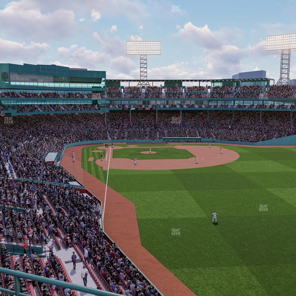 Fenway Park - Section Right Field Roof Deck Table 213 Seat View