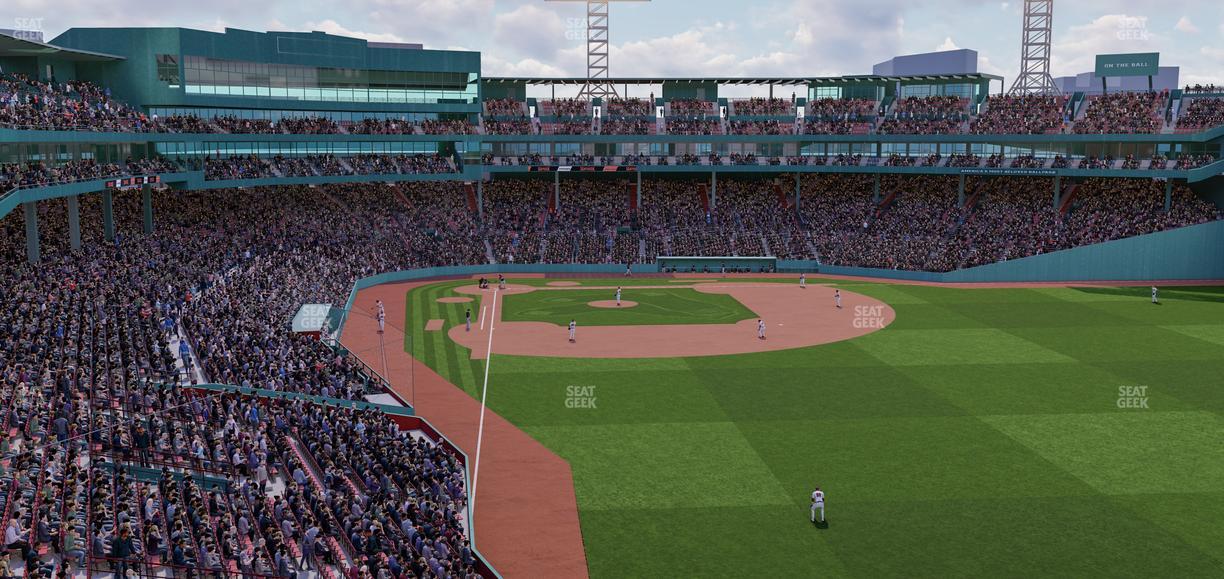 Fenway Park - Section Right Field Roof Deck Table 213 Seat View