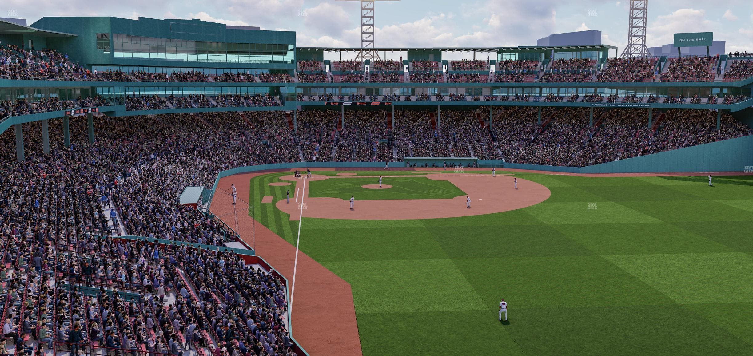Fenway Park - Section Right Field Roof Deck Table 213 Seat View