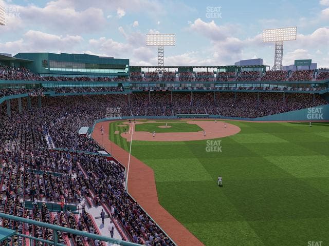 Fenway Park - Section Right Field Roof Deck Table 213 Seat View