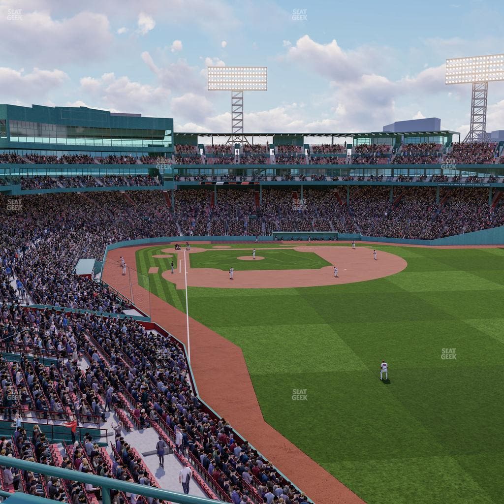 Fenway Park - Section Right Field Roof Deck Table 214 Seat View