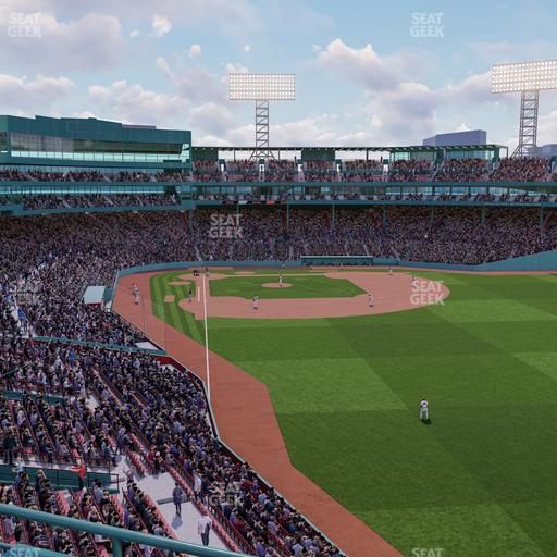 Fenway Park - Section Right Field Roof Deck Table 214 Seat View