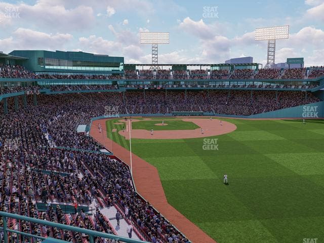 Fenway Park - Section Right Field Roof Deck Table 214 Seat View