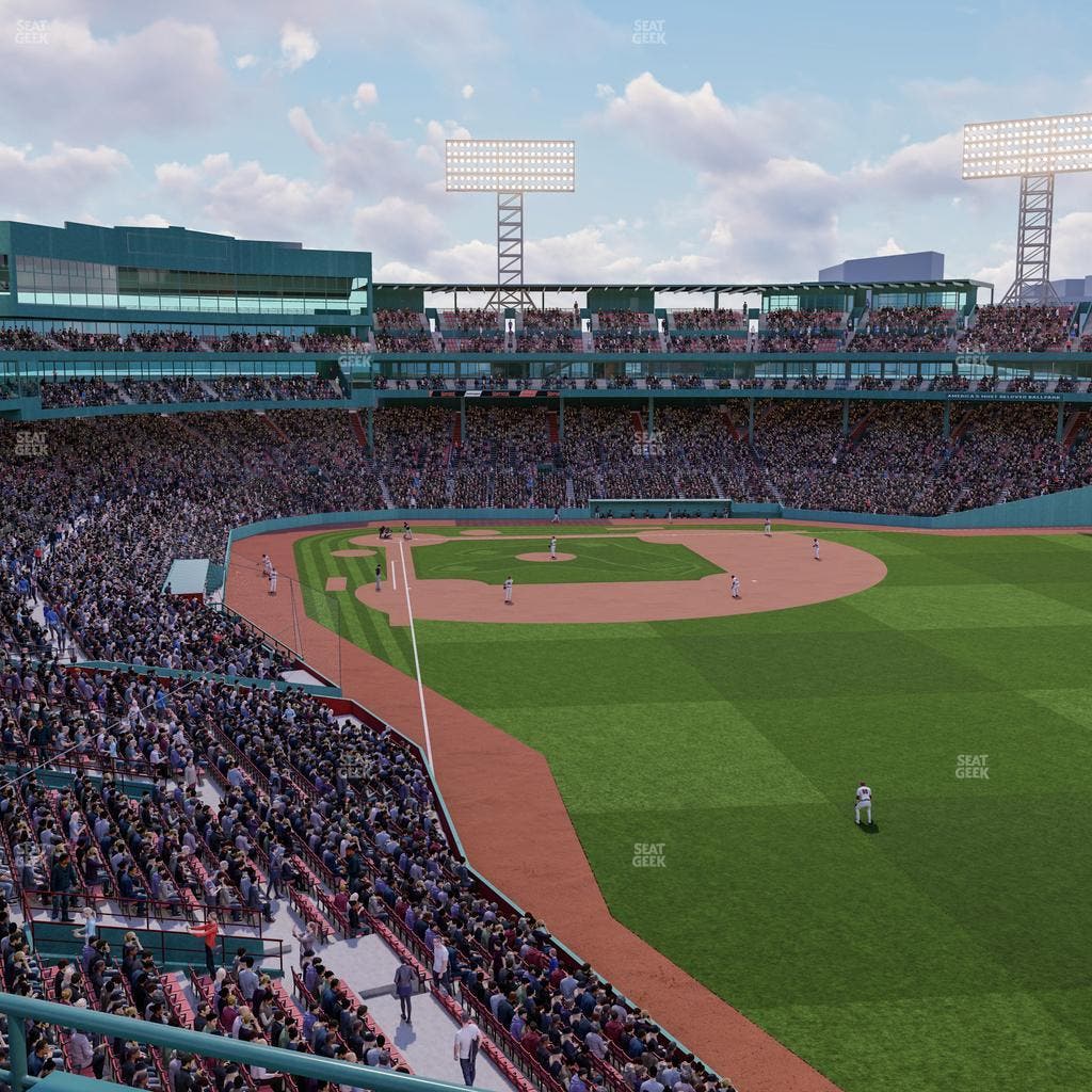 Fenway Park - Section Right Field Roof Deck Table 215 Seat View