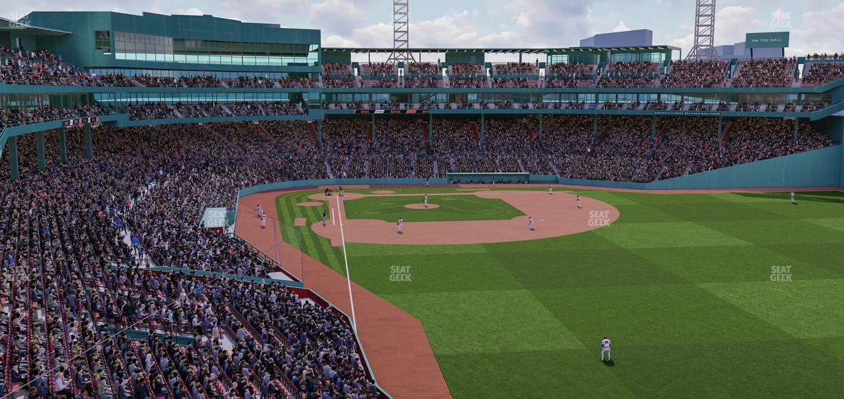 Fenway Park - Section Right Field Roof Deck Table 215 Seat View