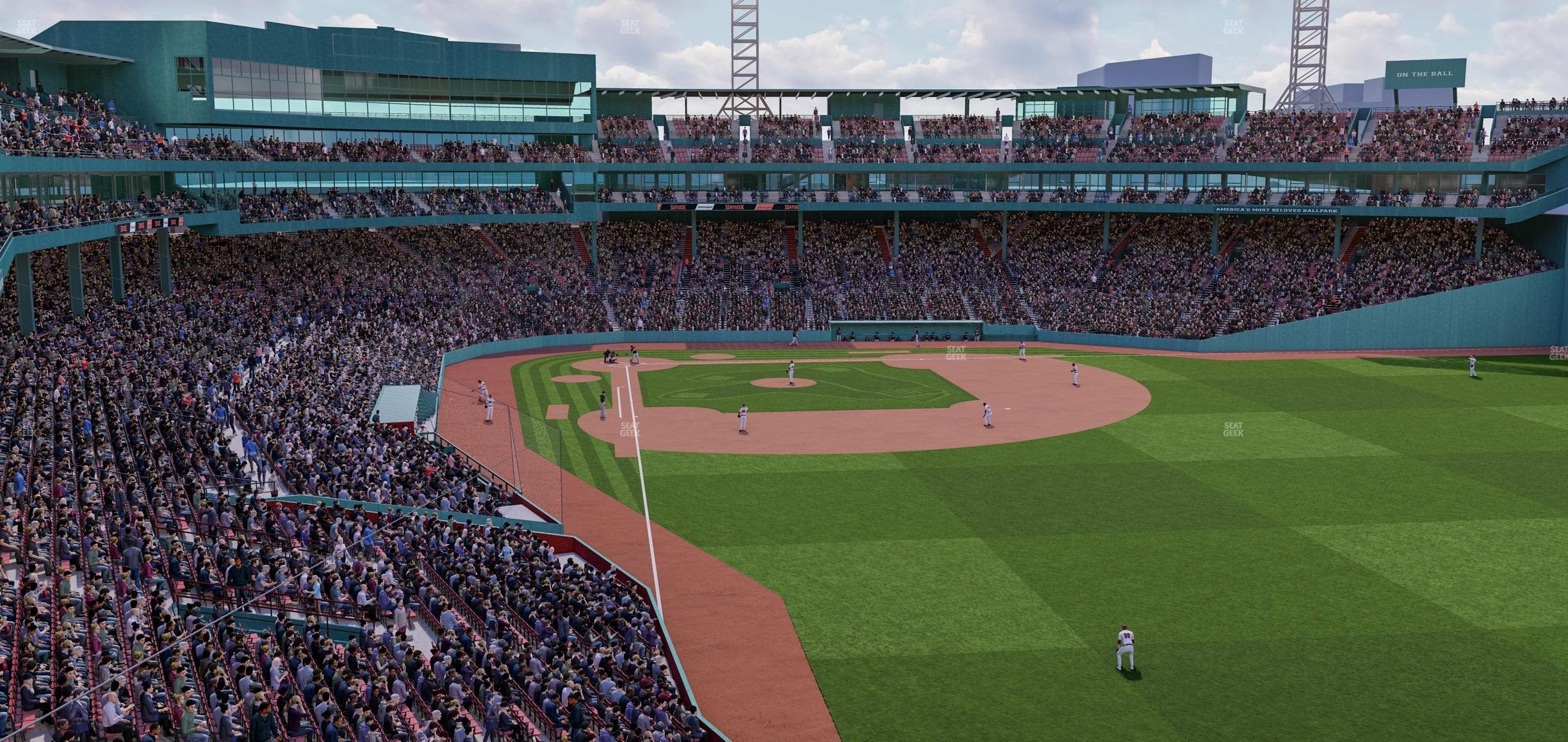 Fenway Park - Section Right Field Roof Deck Table 215 Seat View