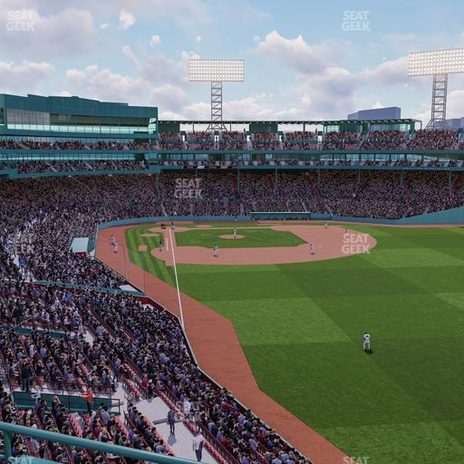 Fenway Park - Section Right Field Roof Deck Table 215 Seat View