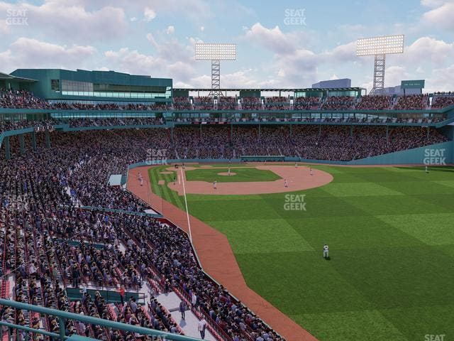 Fenway Park - Section Right Field Roof Deck Table 215 Seat View