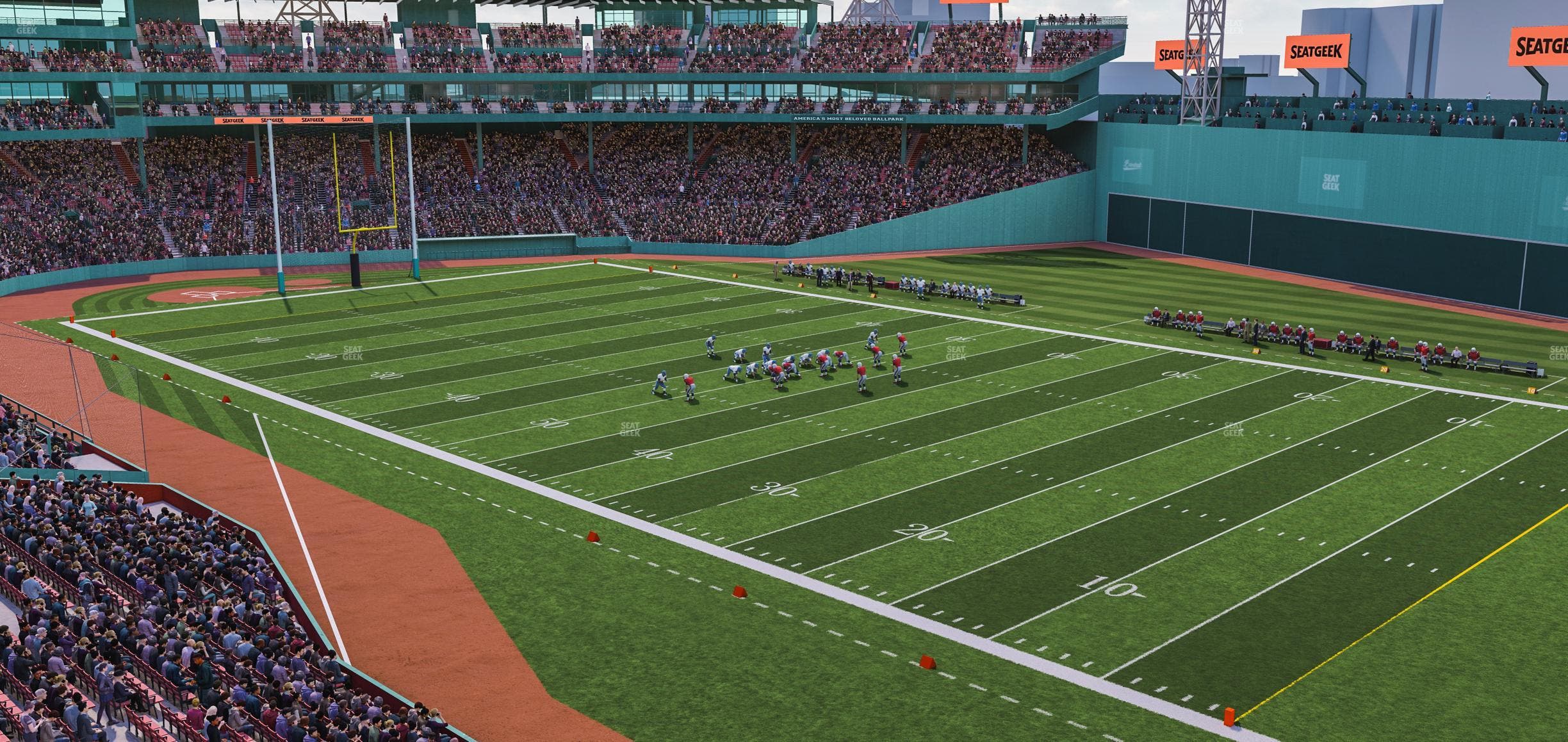Fenway Park - Section Right Field Roof Deck Table 216 Seat View
