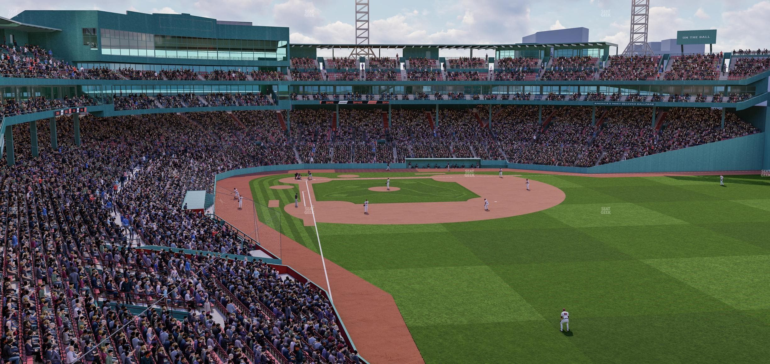 Fenway Park - Section Right Field Roof Deck Table 216 Seat View